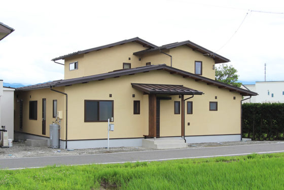 木族の家の施工事例の外観
